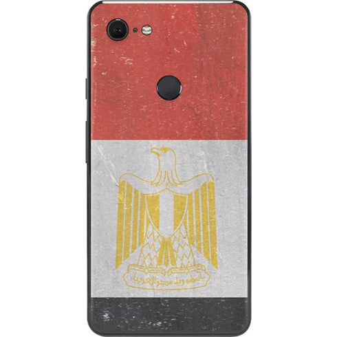 Egyptian Flag Distressed Google Pixel 3 XL Skin